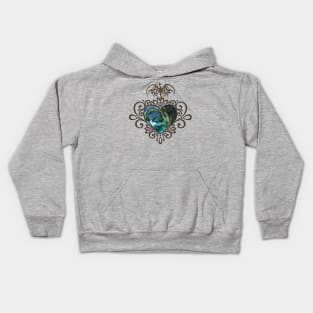 Cute Dolphin in a Bubble the Hearts of the Ocean Kids Hoodie